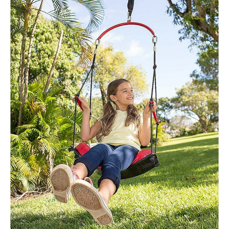 HearthSong - 2-in-1 BungeeBounce Tree Swing for Kids with