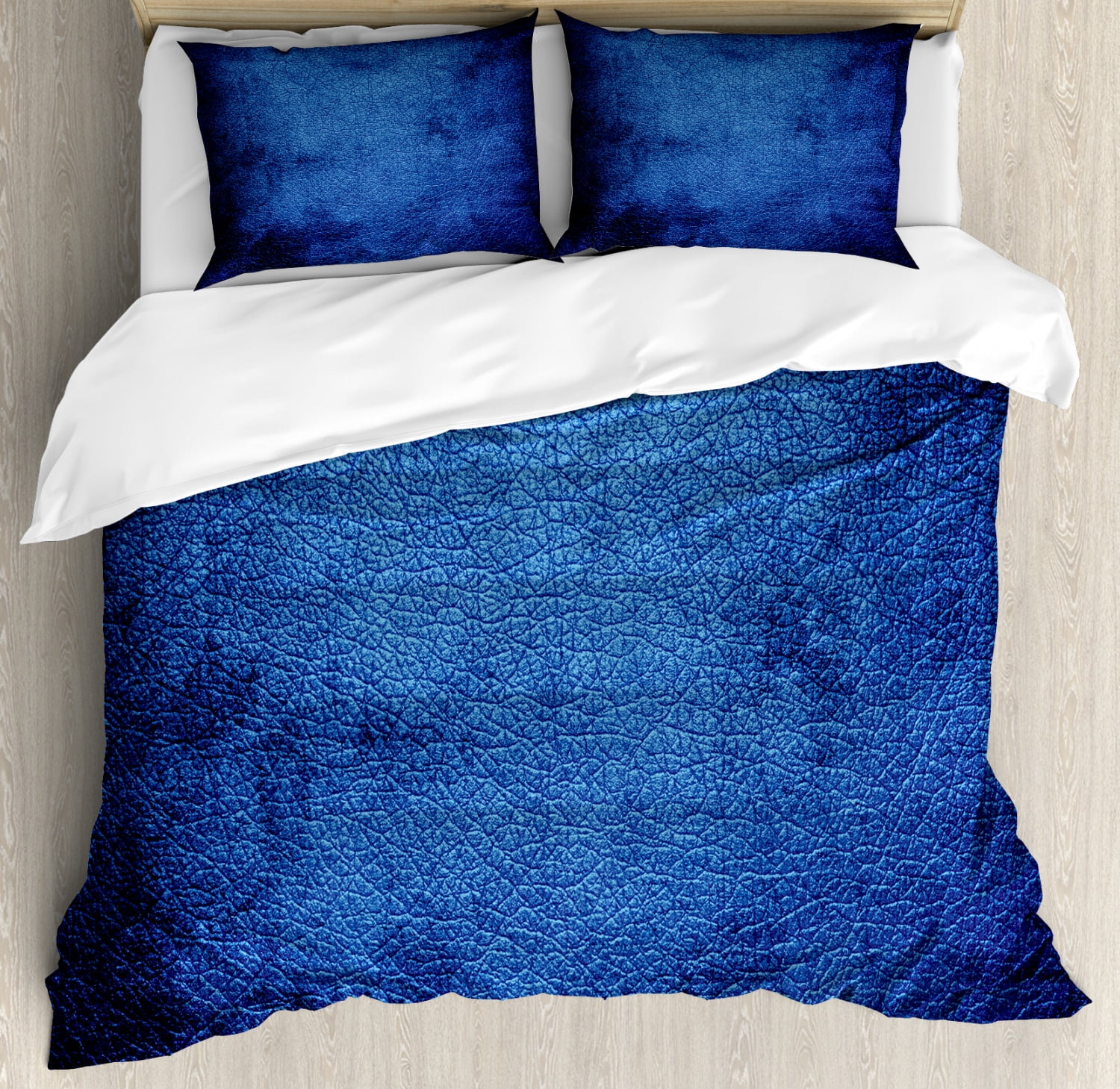 Modern Tree Duvet Set Contemporary Blue Bedroom Bedding Bed Cover Shams 3pc NEW