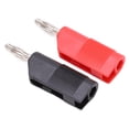thumbnail image 3 of Herwey 4mm Soldering Free Banana Adapter Plug Large Current Mini Banana Plug Connectors, 3 of 8