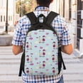 thumbnail image 3 of Wukai Poodle Dog Travel Laptop Backpack - Waterproof, Anti-Theft, Slim and Sturdy College & Business Backpack, 3 of 7