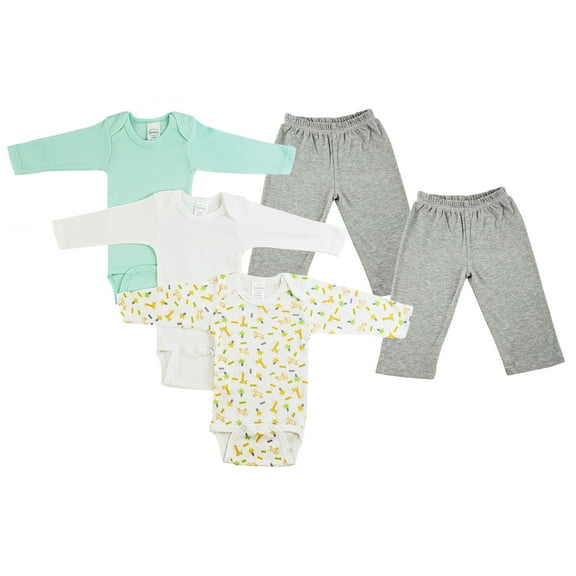 Bambini Infant Boys Long Sleeve Bodysuits and Track Sweatpants
