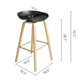 thumbnail image 6 of Industrial Dining Chairs, Modern Dining Room Chairs, Minimalist Style Bar Stools Suitable for Kitchen, Living Room and Coffee Shop., 6 of 7