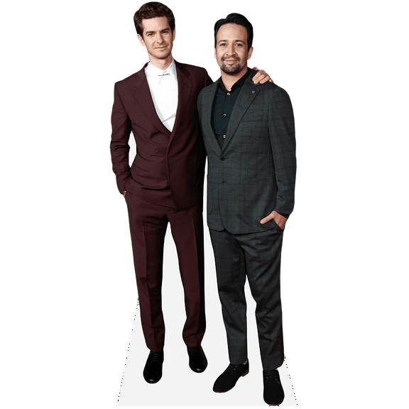 Andrew Garfield And Lin-Manuel Miranda (Duo) Mini Celebrity Cutout Standee