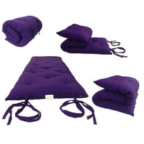 Floor Rolling Futon Mattresses, Sleeper Bedding Mats 3x30x80, Purple