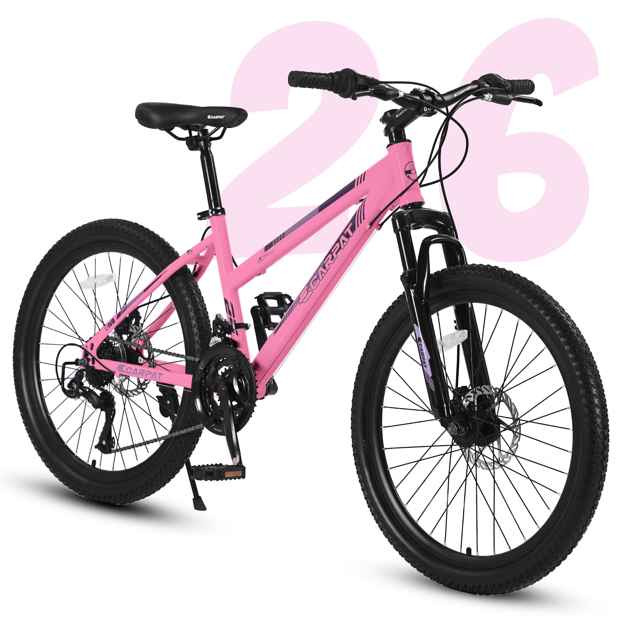 KFFKFF Mountain Bicycle, 20-inch MTB with 7 Gears SHIMANO Twist