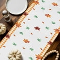 thumbnail image 2 of FALL Text Table Runner, Autumn Thanksgiving Kitchen Dining Table Decoration for Home Party Decor 13x108 Inches, 2 of 9