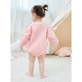 thumbnail image 3 of famuka Baby Boy Girl Bodysuit Casual Cotton Onesie Romper, 3 of 5