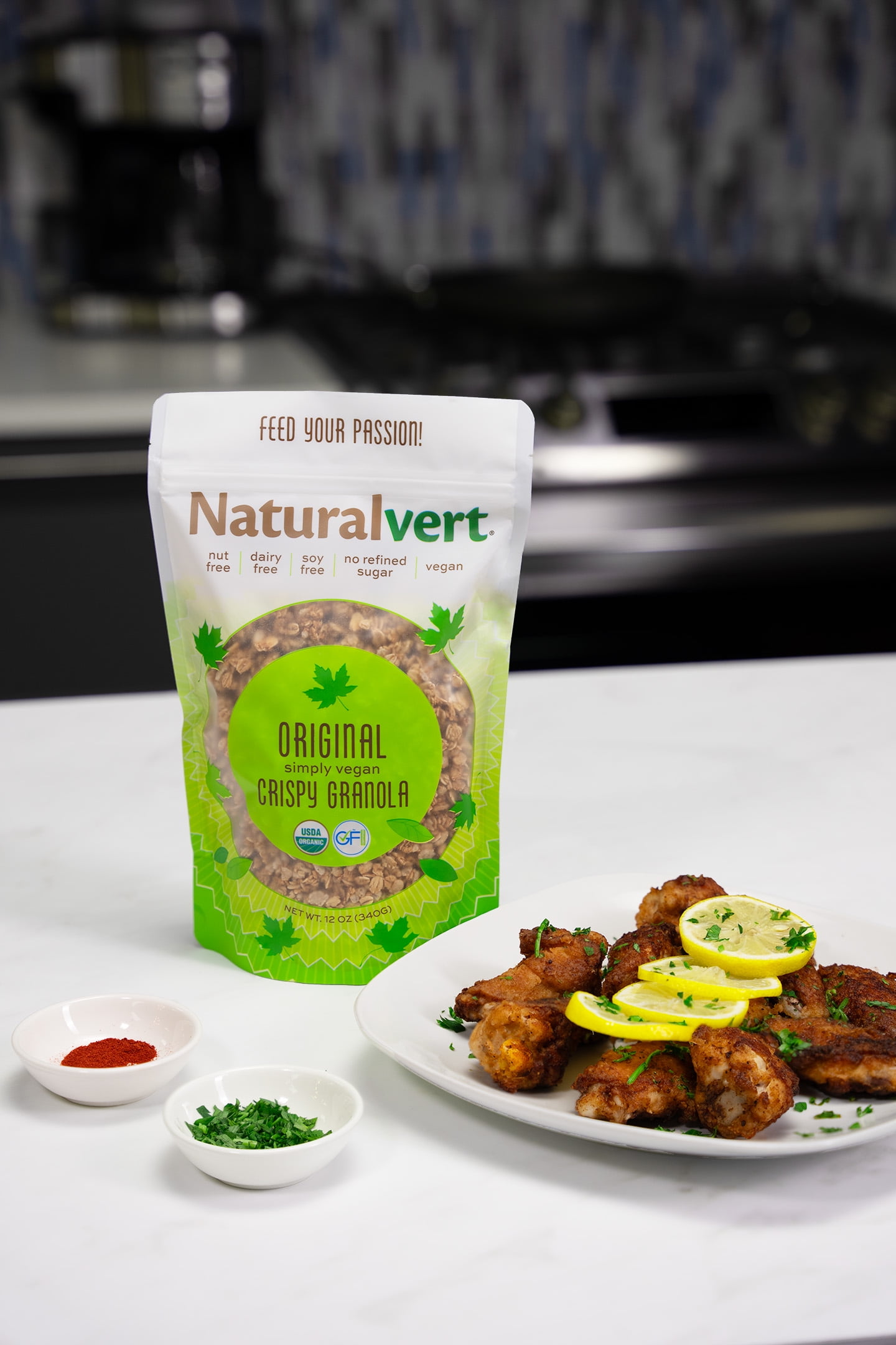 Naturalvert Organic, Gluten free, Vegan granola- Original Vegan (12oz)