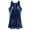 Blue, variant on Patlollav Women Plus Size Dresses,Ladies Cold Shoulder Sleeve Lace Up Halloween Dress