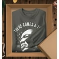 thumbnail image 3 of S4E Men's Martin Luther King Jr. Silence is Betrayal Long Sleeve ShirtXX-Large Charcoal, 3 of 4