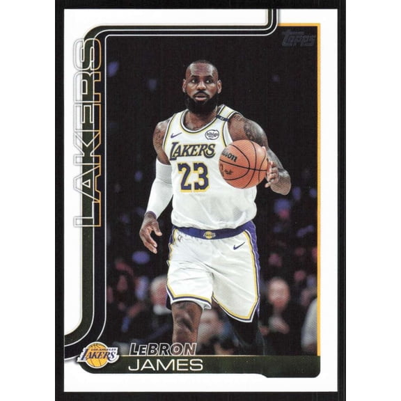 2025-26 TOPPS FLAGSHIP #150 LEBRON JAMES LOS ANGELES LAKERS