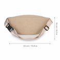 thumbnail image 3 of Clossjun Women Man Fanny Pack Daily Wear Crossbody Bag Adjustable Belt Lightweight Waist Bag with Zipper Daypacks For Work Out Back To School Green, 3 of 5