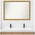 thumbnail image 3 of Amanti Art Custom Framed Wall and Bathroom Mirror (31.25 x 43.25 in.), Angled Gold Frame, 3 of 7