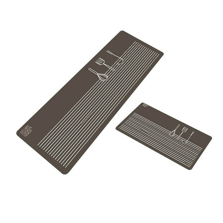 

Lynbm Placemat Place Mats Long Kitchen Carpet Absorbent Oil Kitche Home for Nonslip Rug Floor 2Pcs/Set Mat Kitchen，Dining & Bar Reduction