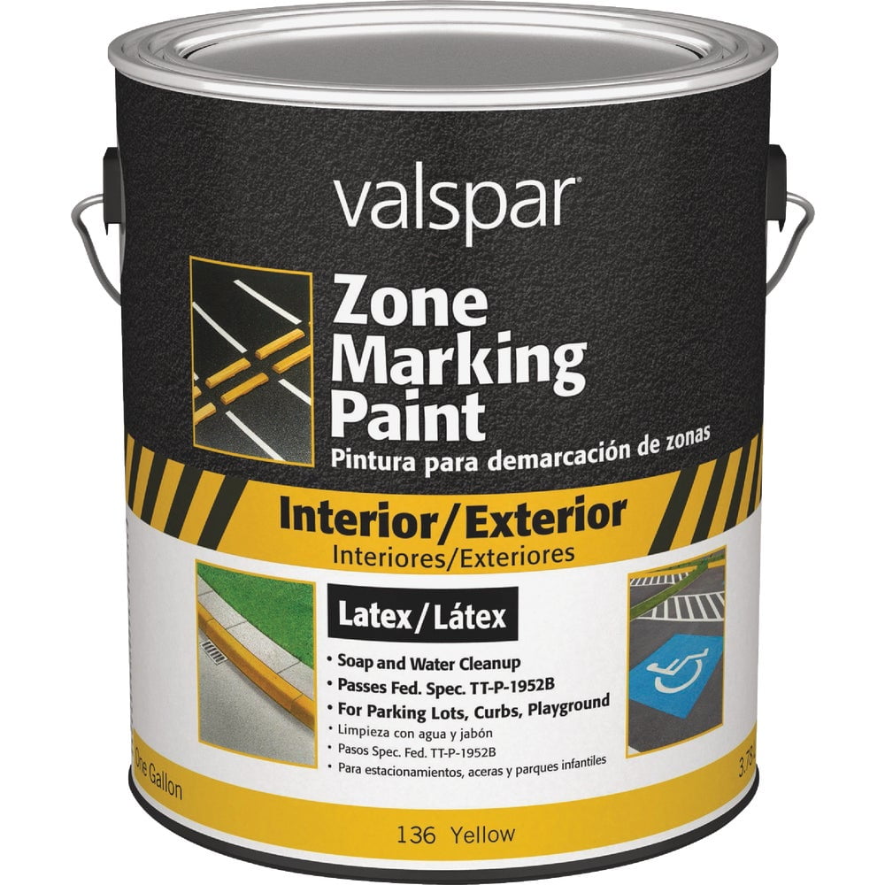 ValsparValspar 1 Gal. Yellow Latex Traffic & Zone Marking Paint