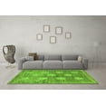 thumbnail image 3 of Ahgly Company Indoor Rectangle Oriental Green Modern Area Rugs, 8' x 10', 3 of 4