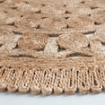 thumbnail image 3 of SAFAVIEH Natural Fiber Leila Geometric Area Rug, Natural, 3' x 3' Round, 3 of 7