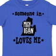 thumbnail image 4 of Inktastic Michigan Travel Gift Someone Loves Me Boys or Girls Toddler T-Shirt, 4 of 5