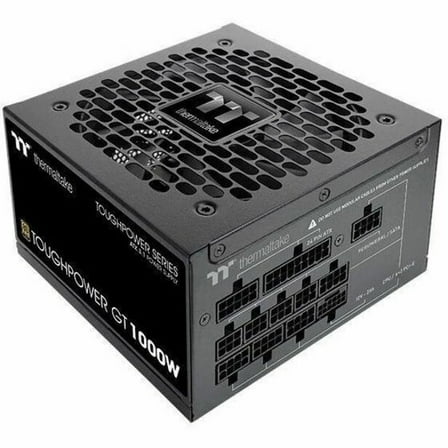 Thermaltake TOUGHPOWER GT 1000W - Black - Internal - 120 V AC, 230 V AC Input - 3.3 V DC, 5 V DC, 12 V DC, -12 V DC, 5 V SB Output - 1000 W - Active PFC - 1  12V Rails - PCI Express Connector 5.1 -...
