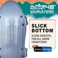 thumbnail image 4 of Wham-O Snowboogie 48" Alpine Rocket, Double Rider Foam Snow Sleds with Side Handles - Ice Cream, 4 of 7
