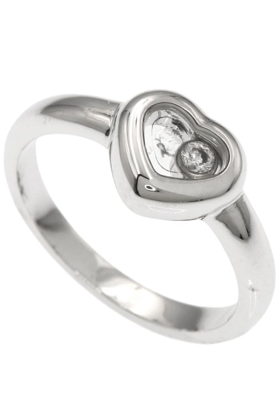 Pre-Owned Chopard Happy Diamonds Ring, 18K White Gold, Women's