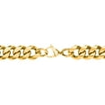 thumbnail image 3 of Collier Chaîne Cubaine pour Homme de 20 Pouces en Acier Inoxydable Jaune - 8 mm, 3 of 4