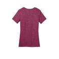 thumbnail image 4 of District ® Women's Perfect Weight ® Tee. DM104L - Heathered Loganberry Size XL, 4 of 4