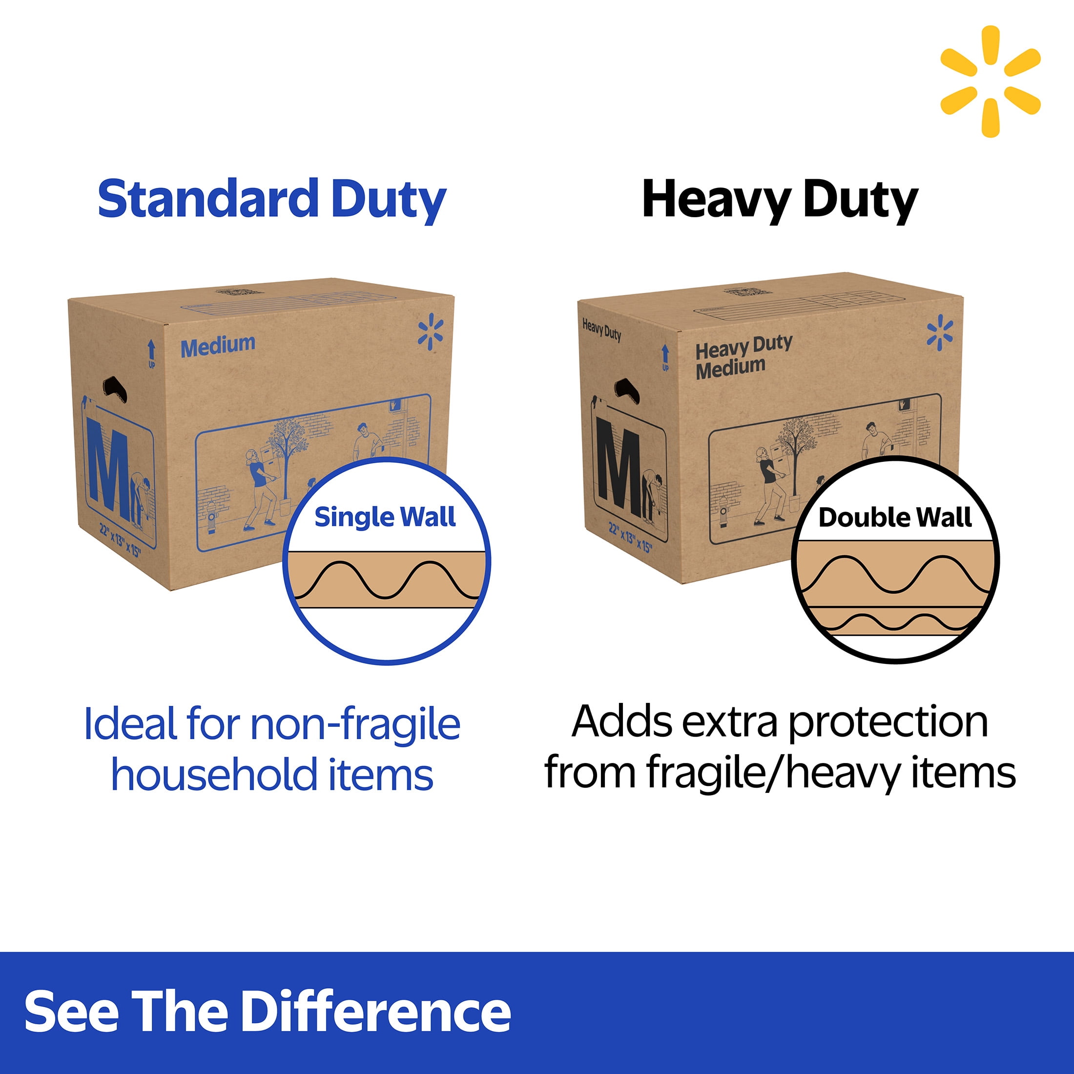 Walmart 27x15x17 Large Boxes, 150-CT Pallet