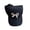 Black, variant on Kids Baseball Hat Visor, Bow Tie Baseball Cap, Little Girls High Ponytail Sun Hat, Embroidered Beach Hat White