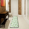 thumbnail image 3 of SKYSONIC 2'X6' Saint Patrick's Day Owl Runner Rug with Rubber Backing, Cute Owl Birds Non Slip Entryway Rug Runner Washable Soft Area Rug Carpet for Hallway Bedroom Kitchen Decor, 3 of 6