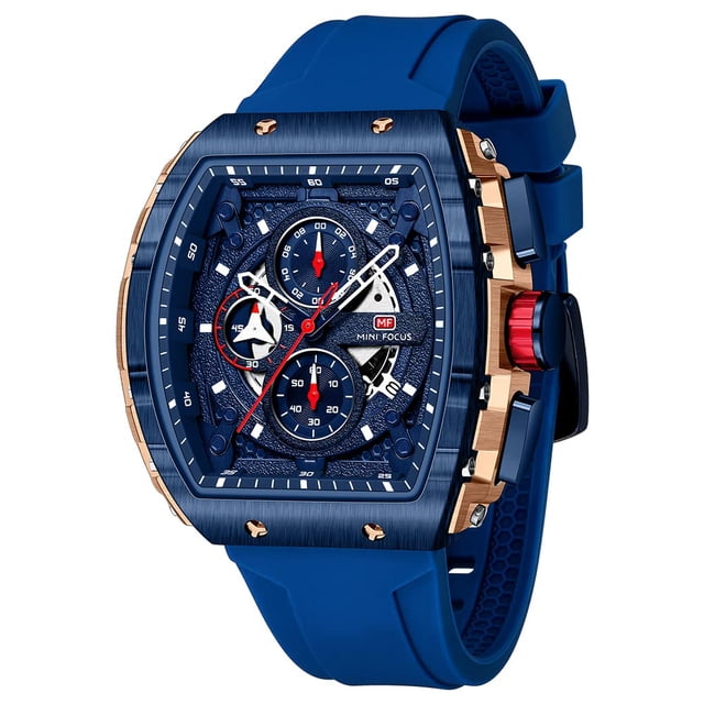 Reloj MF MINI FOCUS Fashion Sport, cronógrafo impermeable para hombre