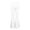 thumbnail image 4 of AherBiu Flare Pants for Women Plus Size Stretch Slim Fitted Bell Bottom Trousers Dancing Yoga Leggings, 4 of 5