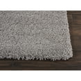 thumbnail image 4 of Nourison Malibu Shag Solid Shag Silver Grey 6'7" x 9'6" Area Rug, (7' x 10'), 4 of 8