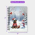 thumbnail image 5 of Hello Winter Rottweiler Football Snowman Welcome Snowy Morning Spiral Bound Journal Rottie Dog Lover Gifts Idea 5x7in Spiral Notebook - 01012, 5 of 5