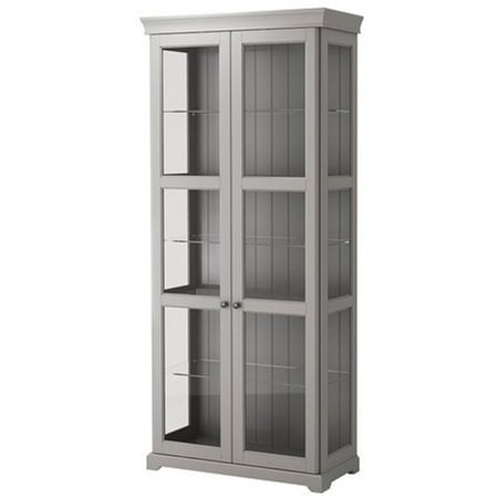 Ikea Glass Door Cabinet Gray 1026 202626 3418 Walmart Com
