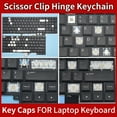 thumbnail image 1 of Keyboard Laptop For DELL Alienware 13 14 15 17 M15 M17 R5 R3 R4 P38E A51M Cap Keycap And hinge Replacement 2 Hinge, 1 of 5