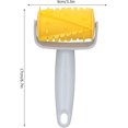 thumbnail image 5 of Veeki Lattice Roller Cutter, DIY Dough Roller Innovative ABS Pastry Roller Baking Accessory for Biscuits Breads Making (Triangle Biscuit Bread)-51502, 5 of 5