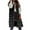 Black, variant on Hfyihgf Oversized Long Down Vest for Women Outdoor Coats with Hood Long Puffer Vest Winter Coats Sleeveless Warm Jacket Beige L