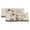 Cream, Brown, Black, variant on 2 Pack Valances for Windows, Kitchen Chef Vintage Window Valances for Living Room/Bedroom/Bathroom, Rustic Baker Cooking Checkered Light Filtering Kitchen Curtain Valance Window Treatment 42"W x12" L