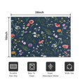 thumbnail image 5 of Pioneer Flower Floral Print Pattern Door Rugs,Washable Non Slip Door Mats Indoor,Decorative Door Mats,Entry Mat Indoor for Entrance,Bedroom,Kitchen,Bathroom,16"x24", 5 of 6