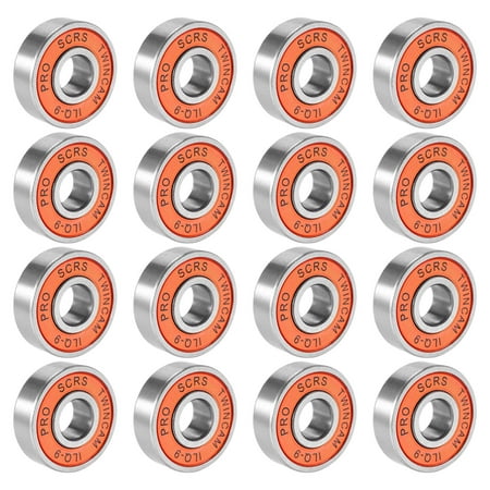 

16Pcs/Lot SKATING TWINCAM ILQ-9 608Zz Miniature Ball Radial Ball Bearings for Skate Board Shoes Accessories -9