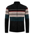 thumbnail image 3 of Xysaqa Cardigan Tricoté Classique pour Hommes avec Poches Noir, 3 of 5