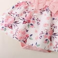 thumbnail image 7 of LAPAKIDS Infant Toddler Baby Girls Sleeveless Floral Party Swing Dress 0-3 Months, 7 of 7