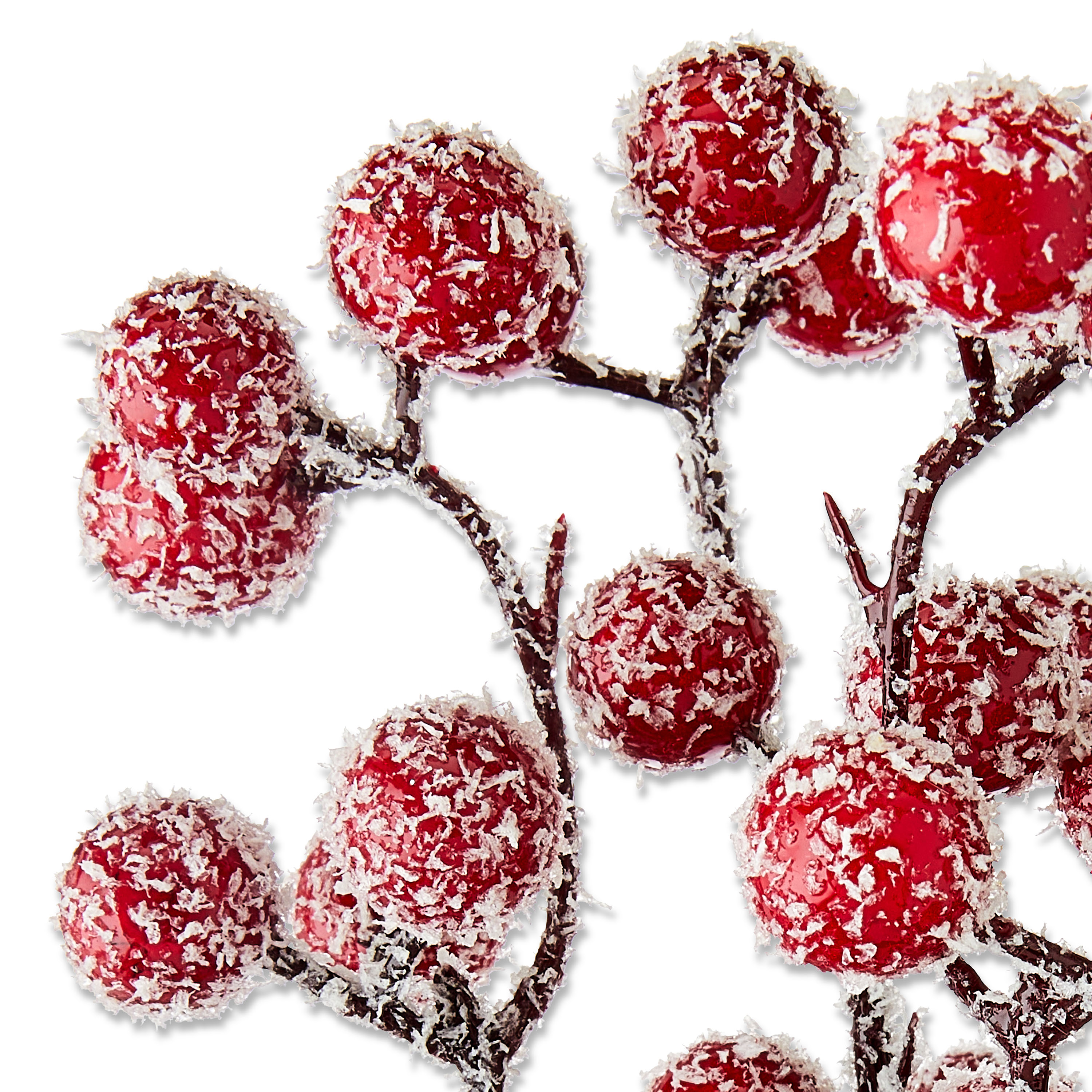 Frosted Berries Christmas Clip Ornament, Red, 9", by Holiday Time