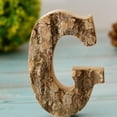 thumbnail image 2 of DOLITY Handcraved Wooden Letters Door Numbers Alphabet Letter Floating Adress Name G, 2 of 9
