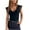 Black, variant on Women's Lace V-Neck Tank Top Summer Sleeveless Camisole,Casual Beach Vacation Clothes,Fashion Tops 2025 Elegant(Black,L)