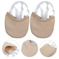 thumbnail image 2 of Calcetines antideslizantes para bailar, para ballet, para mujer y niña, talla S (color piel)., 2 of 5
