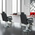 thumbnail image 4 of Costway Adjustable Barber Chair Hydraulic Salon Chair with Reclining Backrest & 360°Swivel, 4 of 10