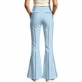 thumbnail image 5 of Shadoumai Girls Fleece Wide Leg Pants High Waisted Sweatpants Size 6-15 Years | Kids Fall Winter Warm Baggy Bottoms , Casual Solid Knit Slacks with Pockets ,Back to school Trousers,5-6 Years, 5 of 5
