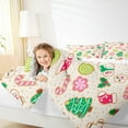 thumbnail image 4 of Feelyou Cartoon Xmas Tree Bedding Comforter Set, Winter Christmas Twin Comforter Sets, Teens Kids Boys Girls Reversible Bedding Set, Breathable Home Decor, 2-Piece, 4 of 8